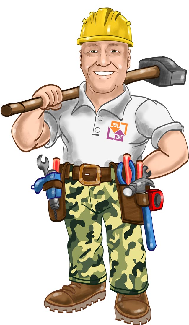 construction worker clipart